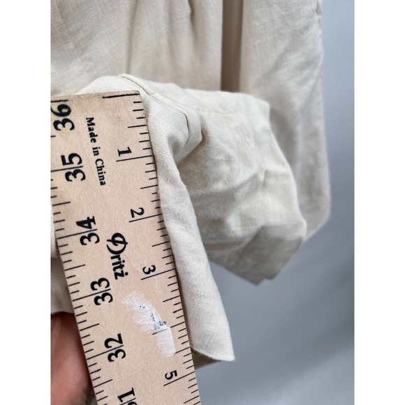 J.CREW Womens Size 8 Viscose & Linen Blend Re-Imagined Shorts Cream - Picture 6 of 8